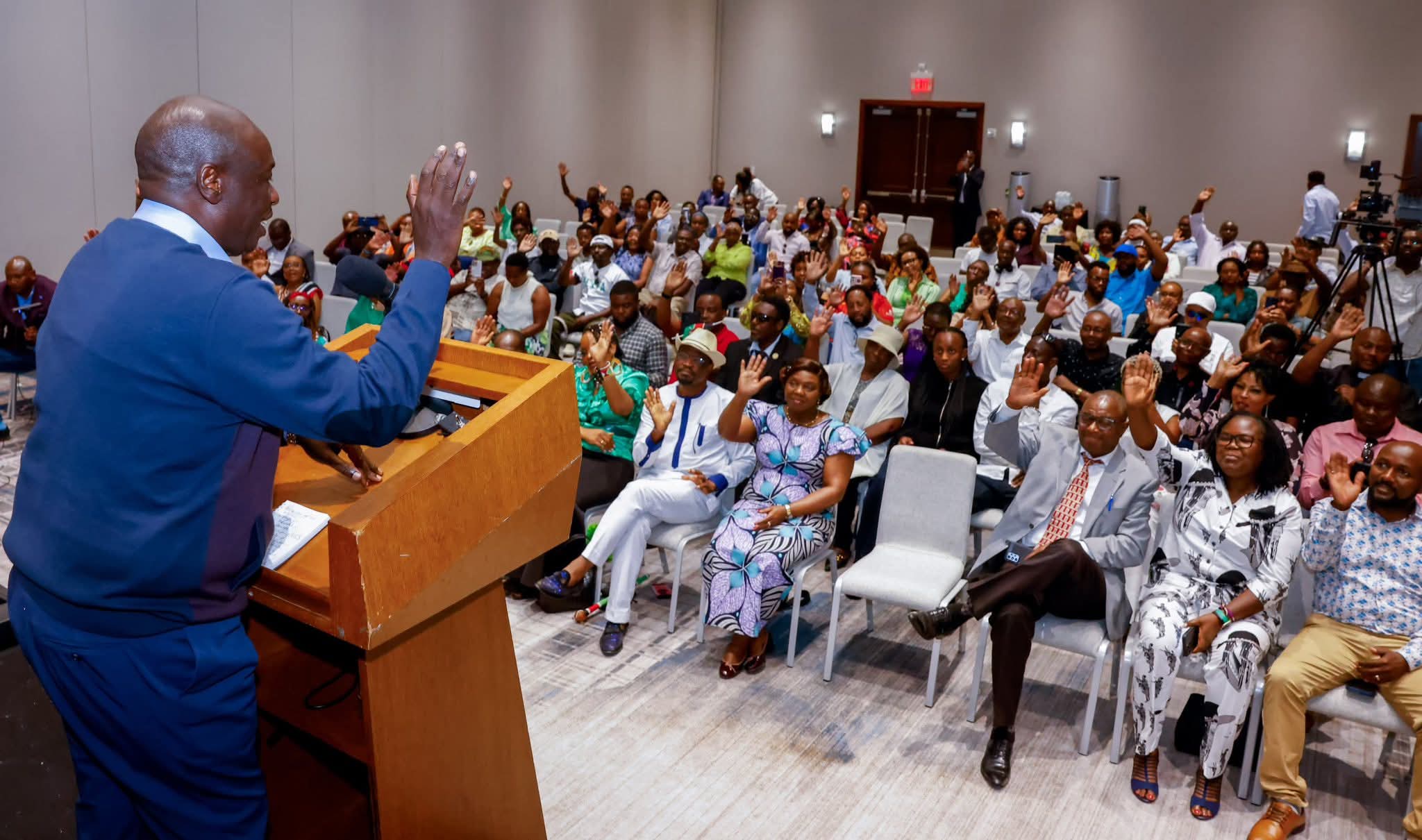 Rigathi Gachagua Addresses Kenyans in Baltimore, Maryland